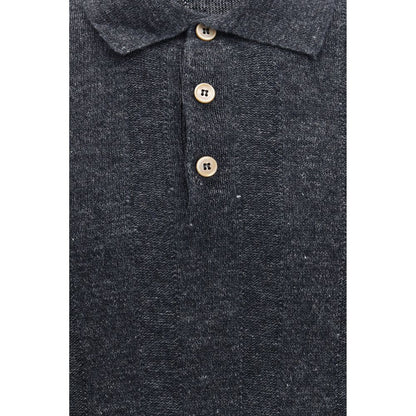 Brunello Cucinelli Polo en coton gris