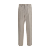 Brunello Cucinelli Beige Cotton Casual Pants for Men