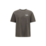 Maison Kitsuné Handwriting Comfort T-shirt - Brown Cotton Sportswear