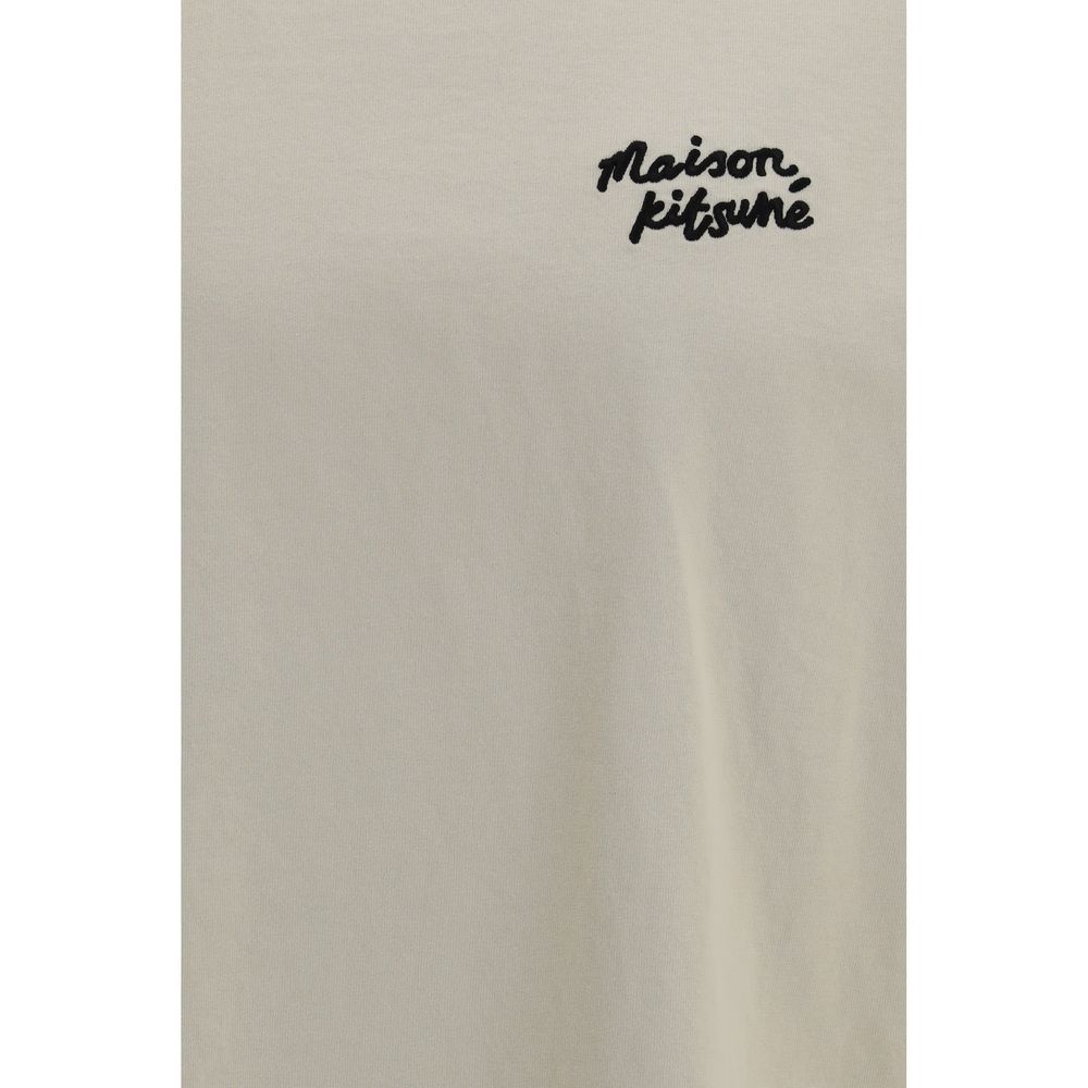 Maison Kitsuné Handwriting Comfort T-shirt Beige