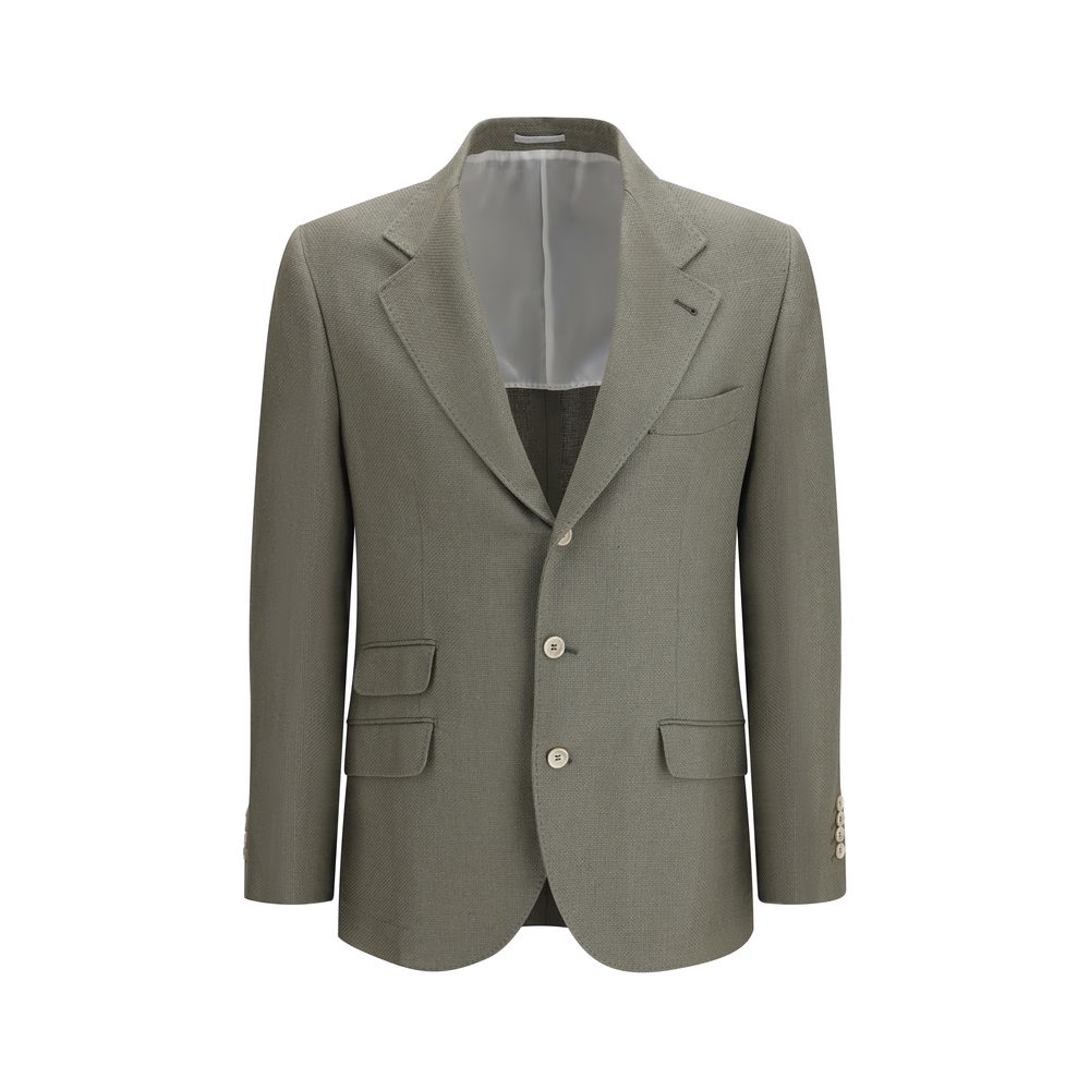 Brunello Cucinelli Bicolor Silk Coat - Elegant Tailoring