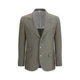 Brunello Cucinelli Bicolor Silk Coat - Elegant Tailoring