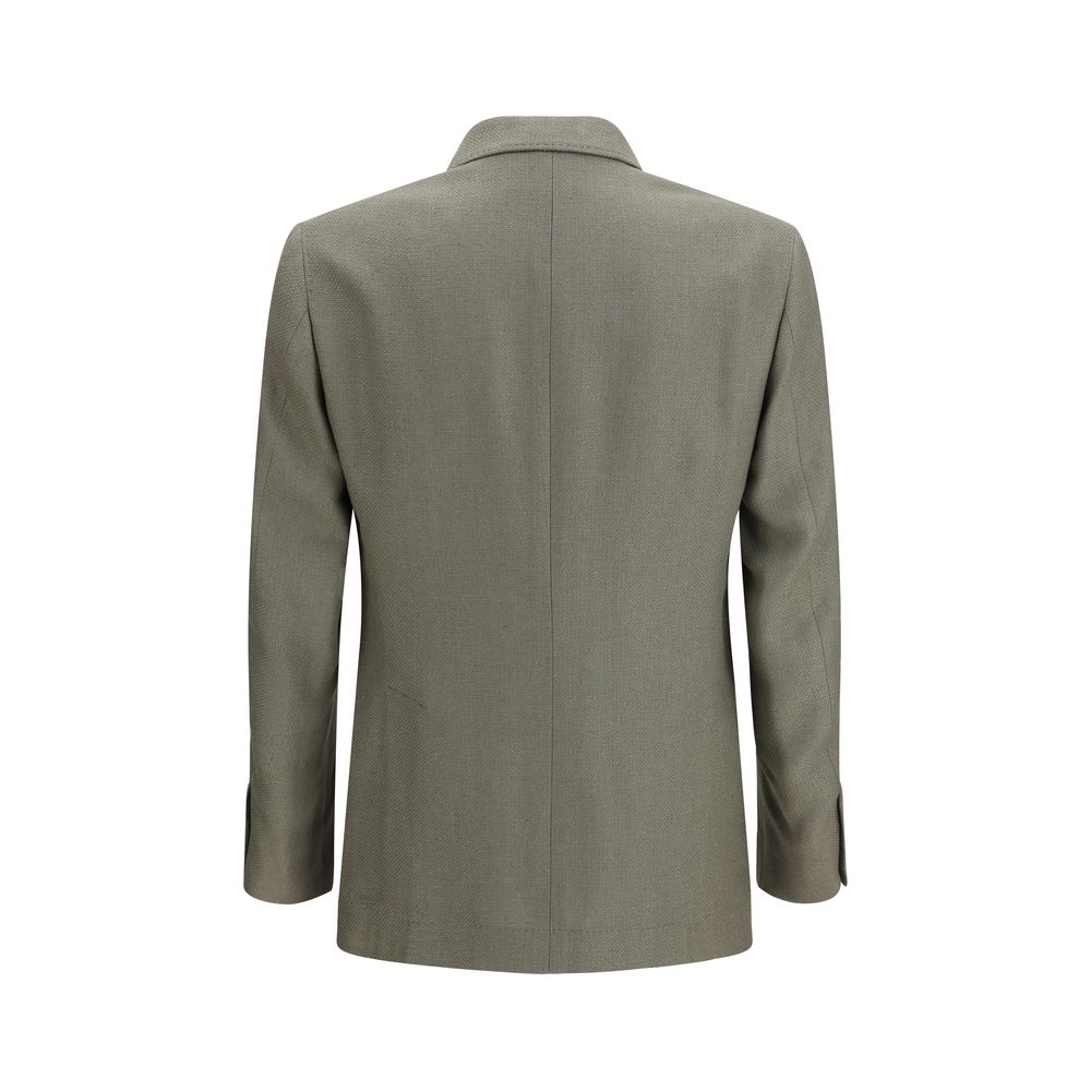 Brunello Cucinelli Bicolor Silk Coat - Elegant Tailoring