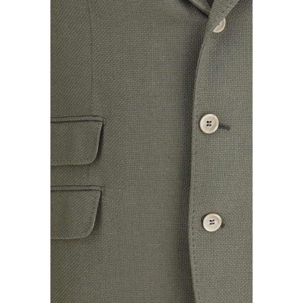 Brunello Cucinelli Bicolor Silk Coat - Elegant Tailoring