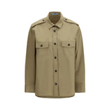 Prada Beige Cotton Poplin Shirt for Women