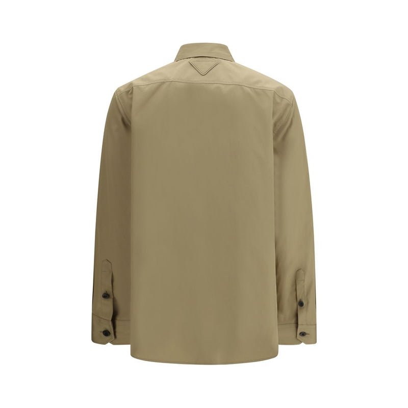 Prada Beige Cotton Poplin Shirt for Women