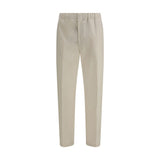 Lardini Beige Cotton Casual Pants for Men