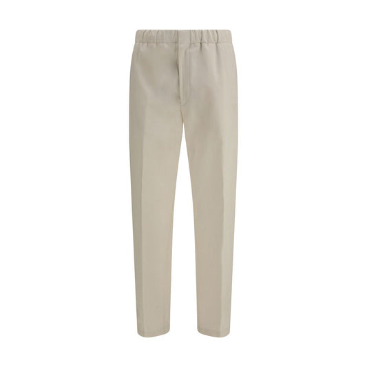 Lardini Beige Katoenen Casual Broek