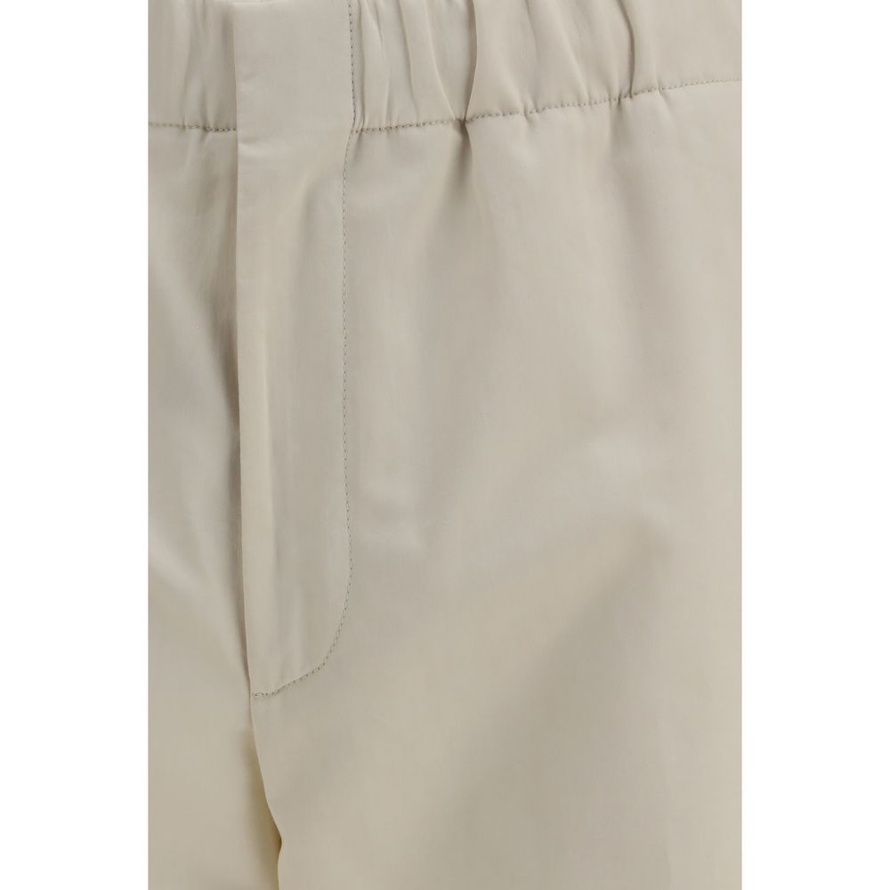 Lardini Beige Cotton Casual Pants for Men