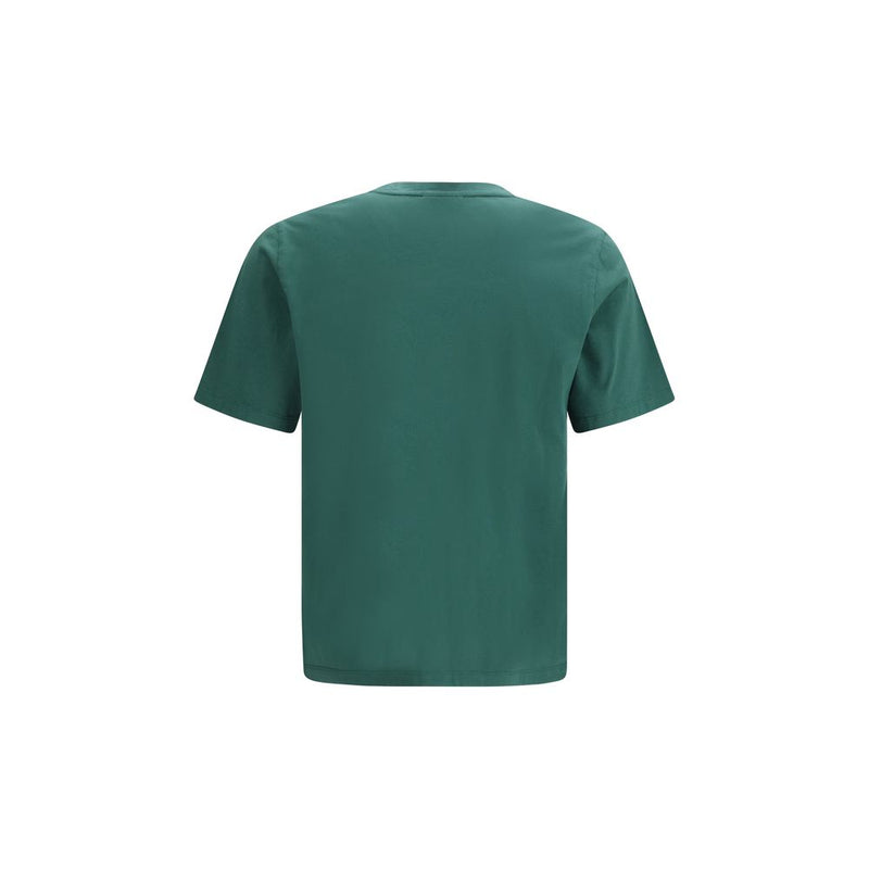 Maison Kitsuné Tweekleurig Katoenen T-Shirt