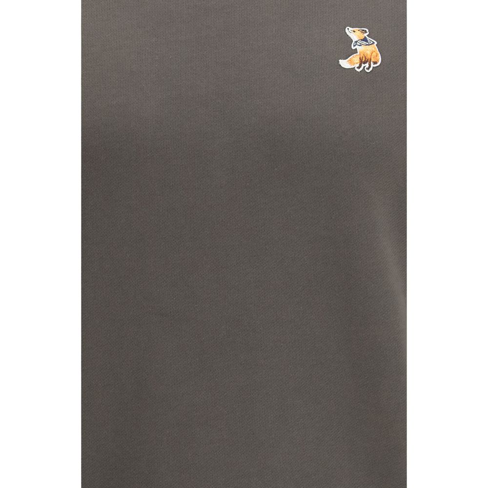 Maison Kitsuné Brown Cotton Sweatshirt with Dreaming Fox