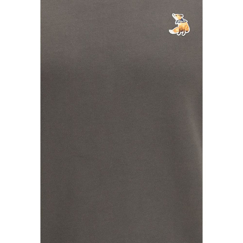 Maison Kitsuné Brown Cotton Sweatshirt with Dreaming Fox