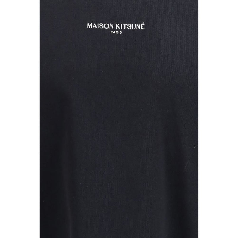 Maison Kitsuné Zwart Katoenen T-shirt