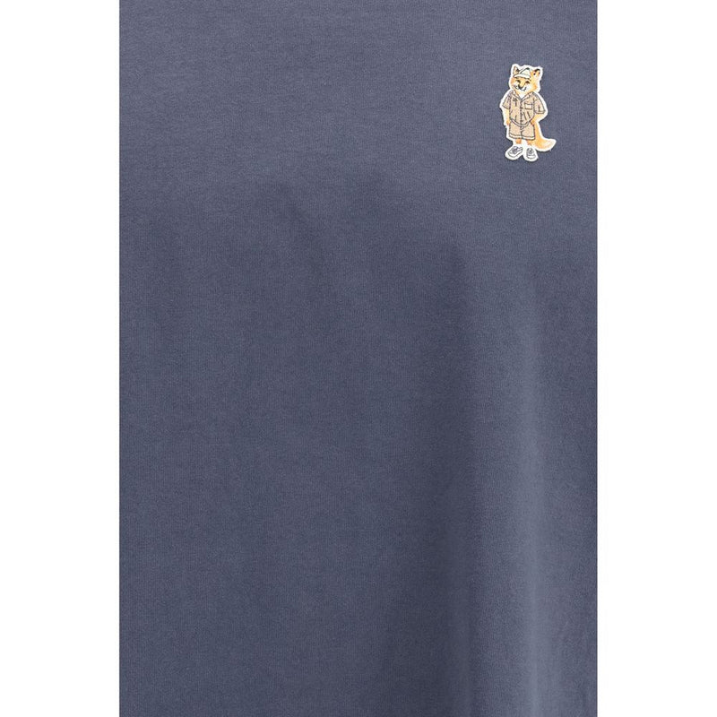 Maison Kitsuné Blauw Katoenen T-shirt