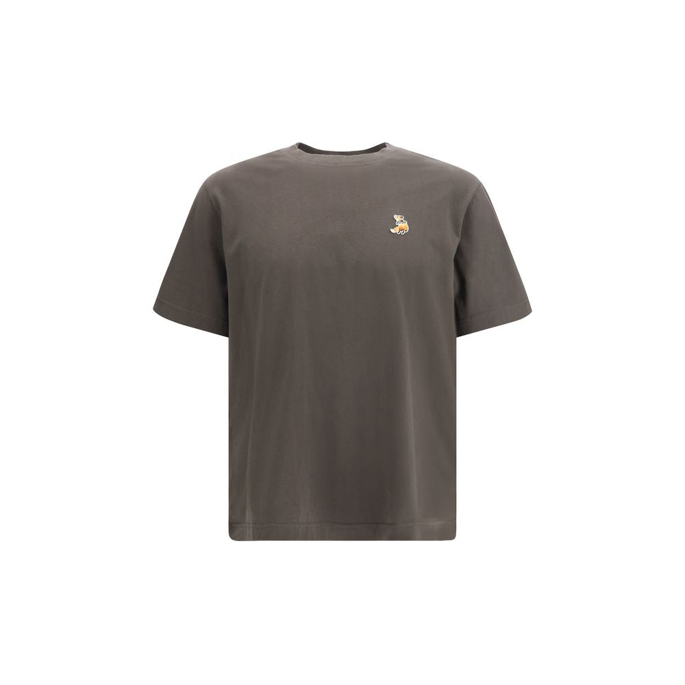 Maison Kitsuné Bruin Katoenen T-Shirt