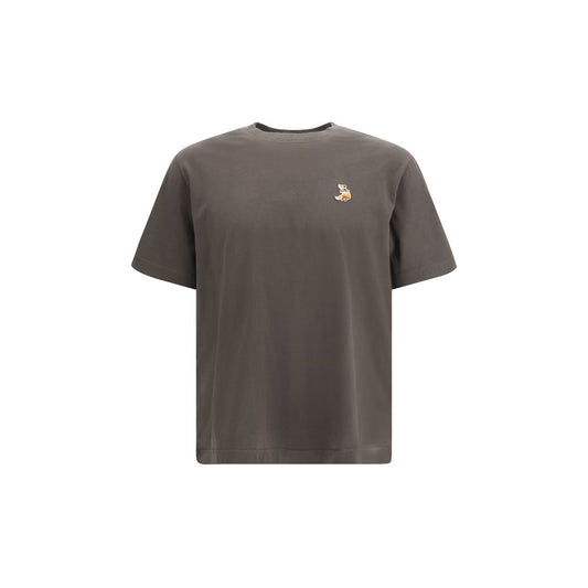 Maison Kitsuné Bruin Katoenen T-Shirt