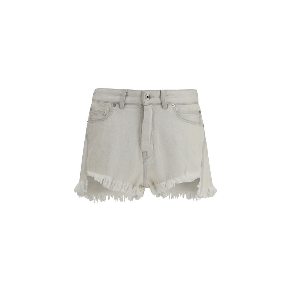 Rick Owens Beige Cotton Bermuda Shorts - Stylish & Versatile