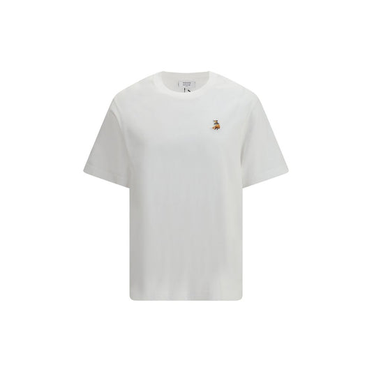Maison Kitsuné Wit Katoenen T-Shirt