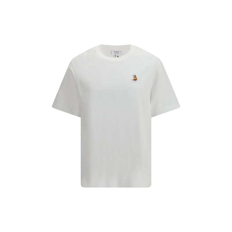 Maison Kitsuné Wit Katoenen T-Shirt