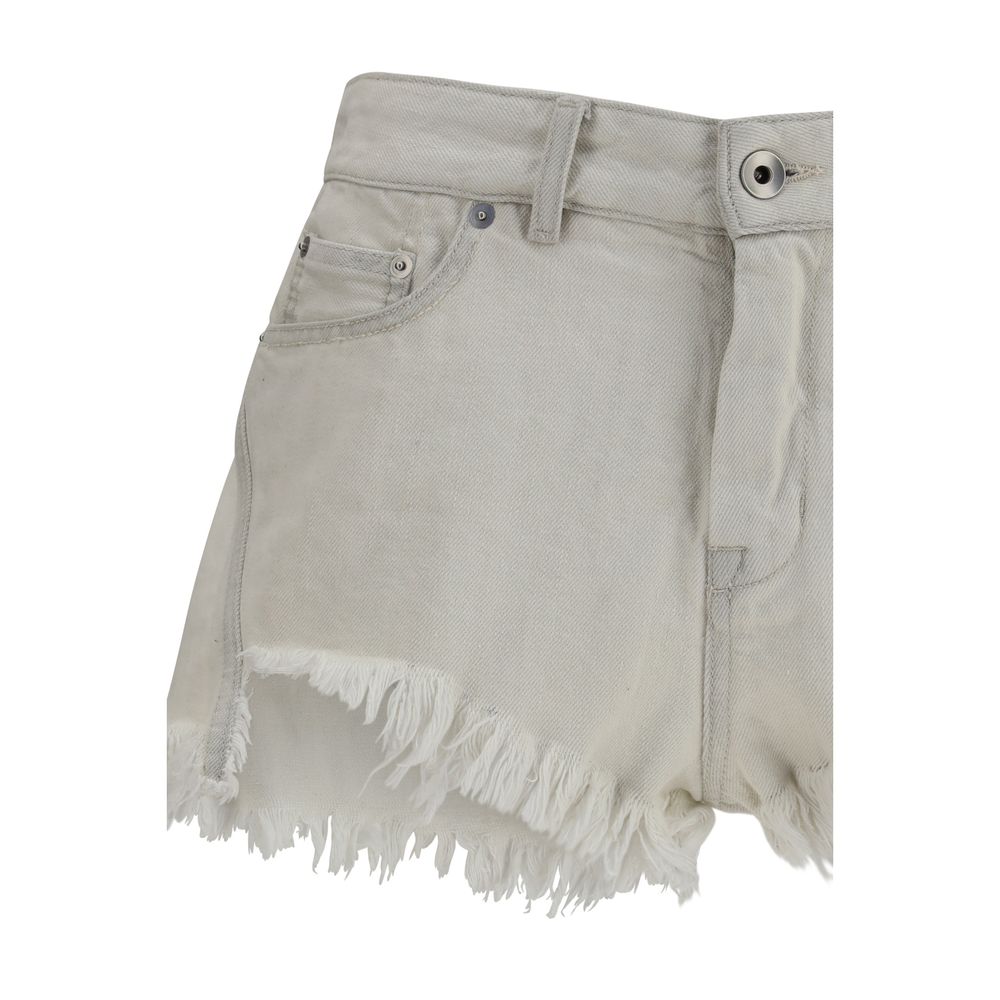 Rick Owens Beige Cotton Bermuda Shorts - Stylish & Versatile
