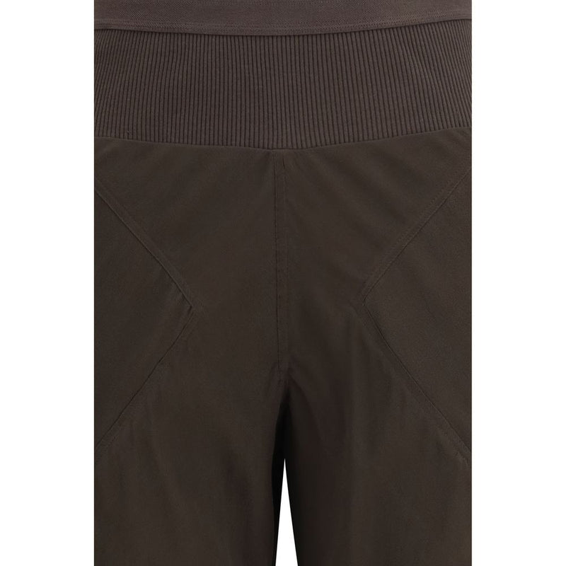 Rick Owens Brown Silk Bias Pants - SS26