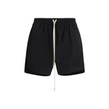 Rick Owens Black Cotton Bermuda Shorts - Modern Essential