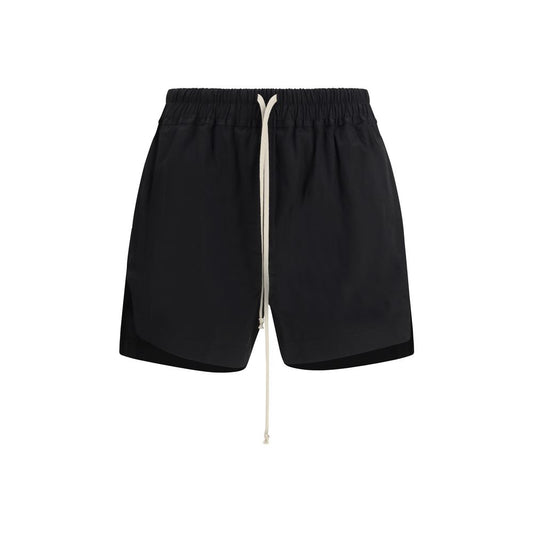 Rick Owens Zwarte Katoenen Bermuda Shorts