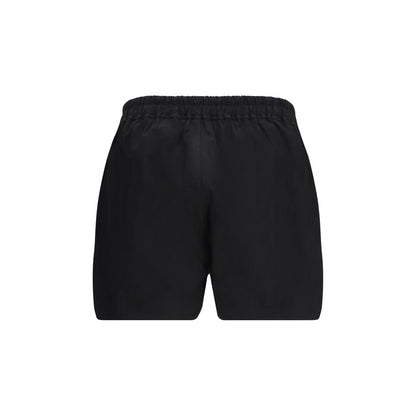 Rick Owens Zwarte Katoenen Bermuda Shorts
