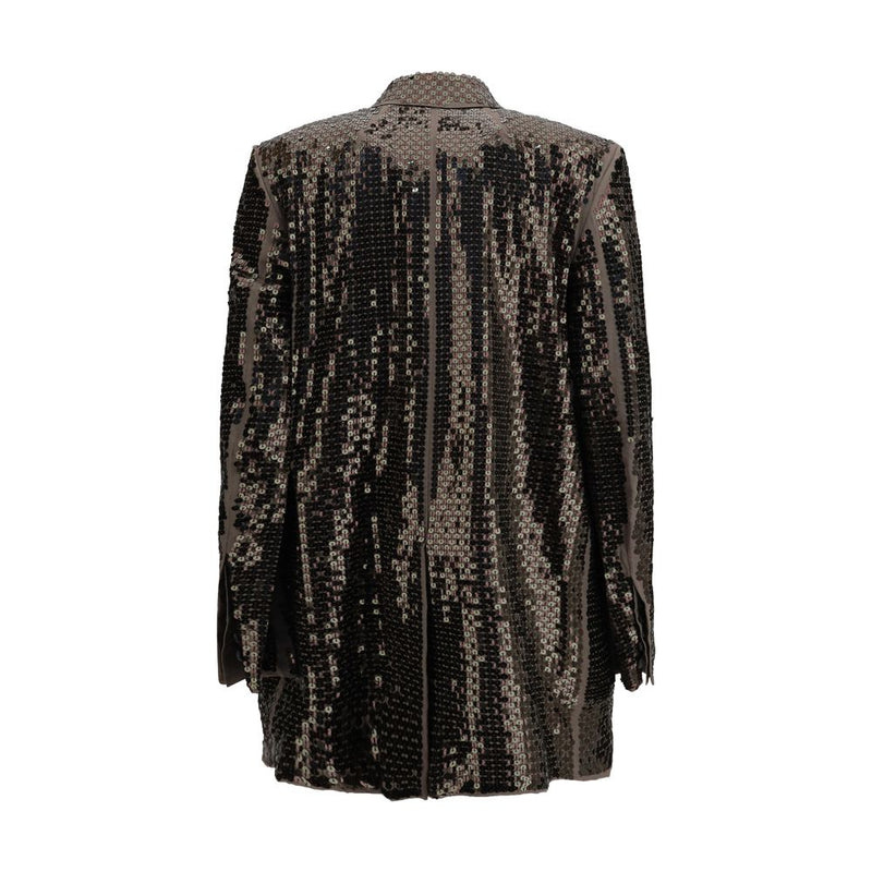 Rick Owens Concordian Multicolor Cotton Jacket