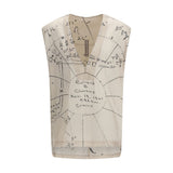 Rick Owens Beige Viscose Shirt - Cropped Flightsuit Top
