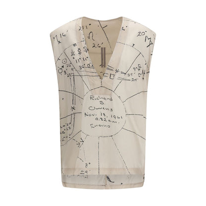 Rick Owens Beige Viscose Overhemd