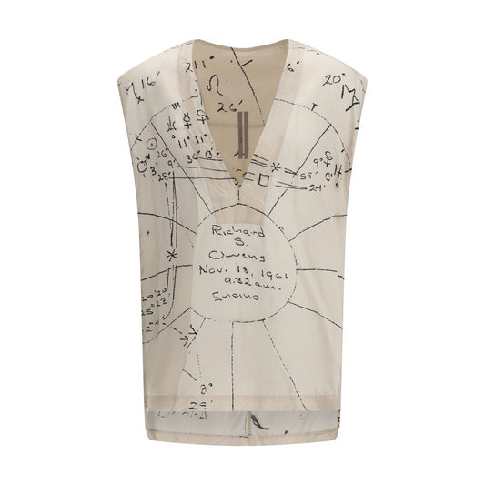 Rick Owens Beige Viscose Overhemd