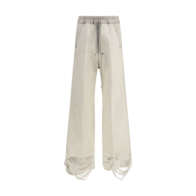 Rick Owens beige katoenen casual broek