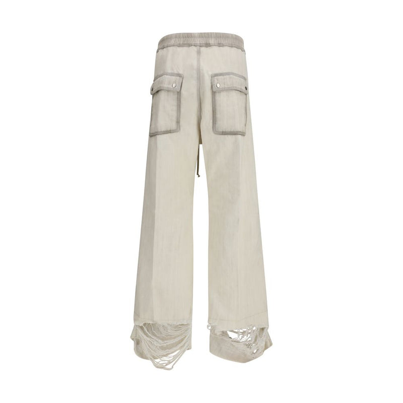 Rick Owens beige katoenen casual broek