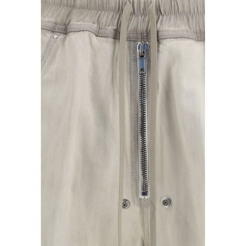Rick Owens beige katoenen casual broek