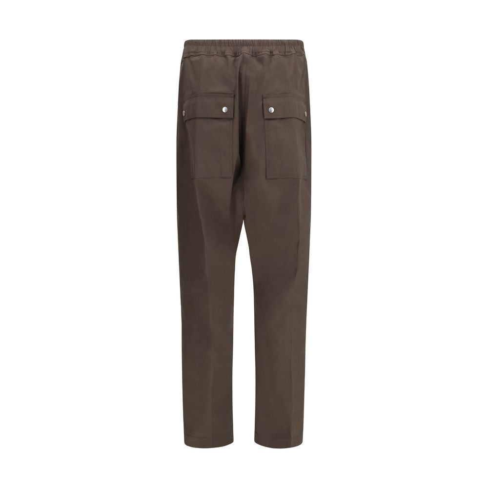 Rick Owens Bruine Katoenen Cargo Broek