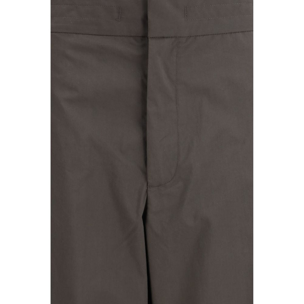 SA SU PHI Petra Gray Cotton Casual Pants for Women