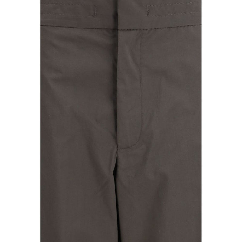 SA SU PHI Petra Gray Cotton Casual Pants for Women