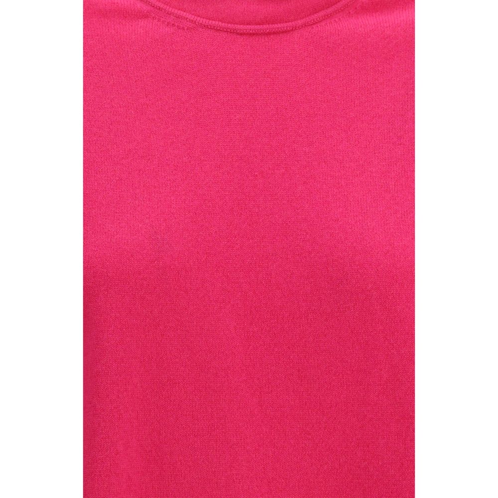 SA SU PHI Multicolor Cashmere Cropped T-Shirt
