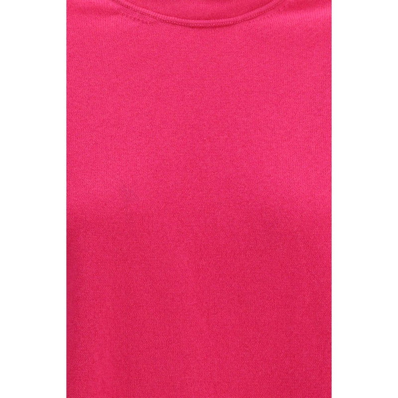 SA SU PHI Multicolor Cashmere Cropped T-Shirt
