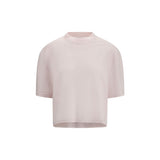 SA SU PHI Gray Cashmere T-Shirt - Contemporary Minimalism