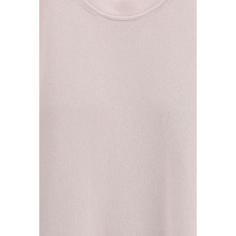 SA SU PHI Gray Cashmere T-Shirt - Contemporary Minimalism