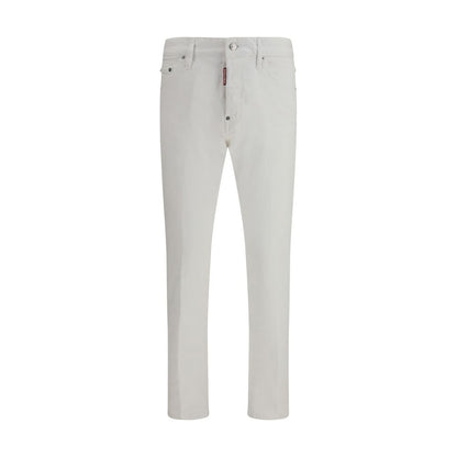 Jean en coton blanc Dsquared²