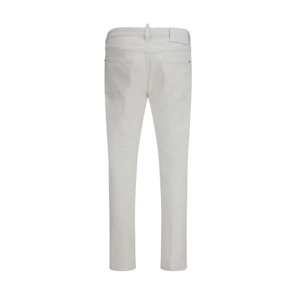 Jean en coton blanc Dsquared²