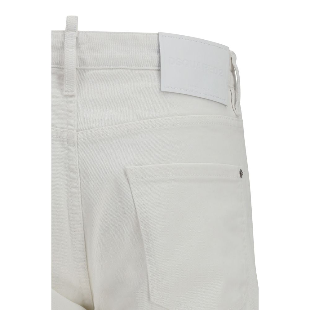 Dsquared² White Cotton Jeans Denim for Men