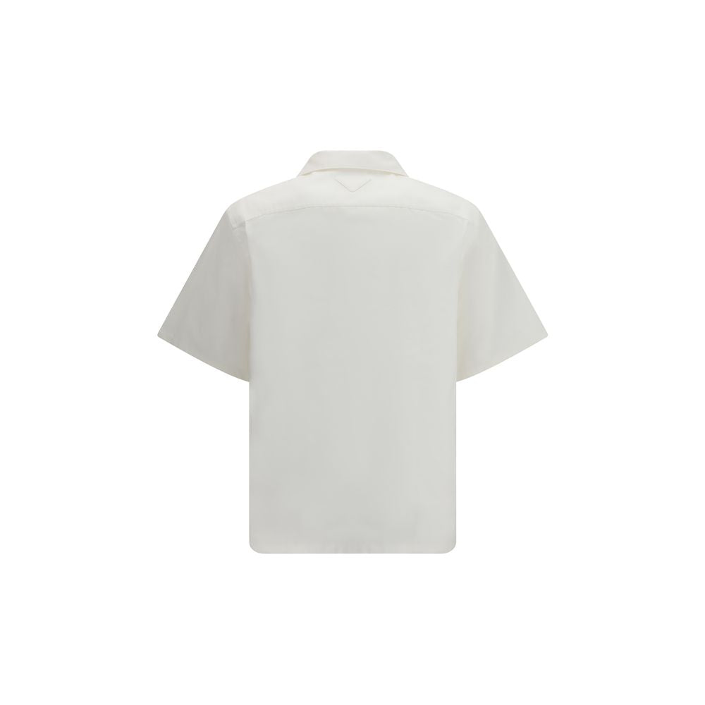 Chemise en coton blanc Prada