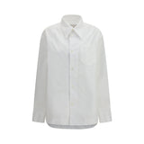 Ami Paris White Cotton Dress Shirt - Everyday Elegance