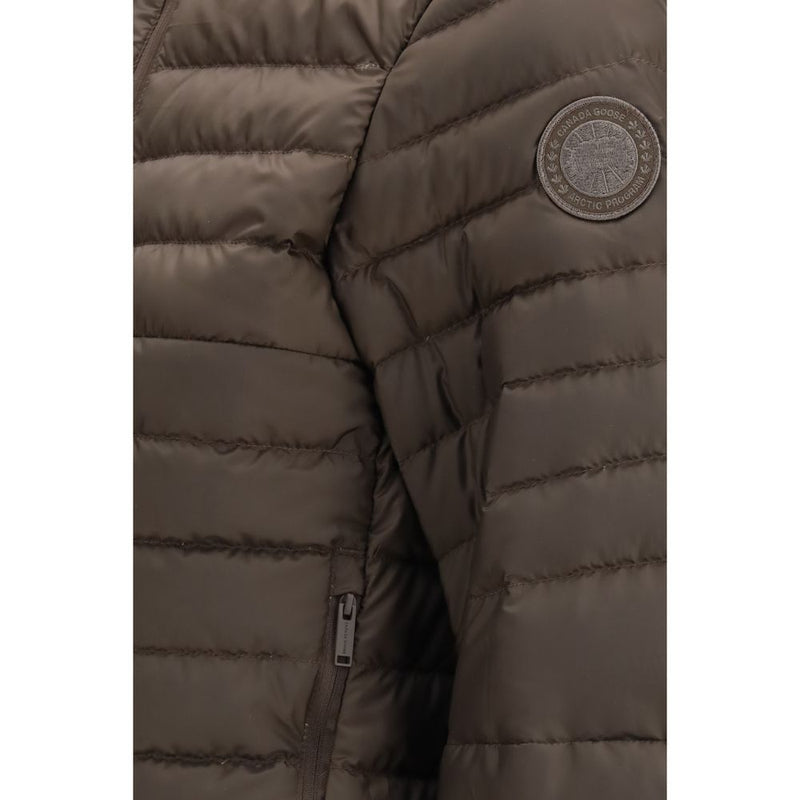 Canada Goose Aethera Tonal Label Brown Recycled Polyester Jacket