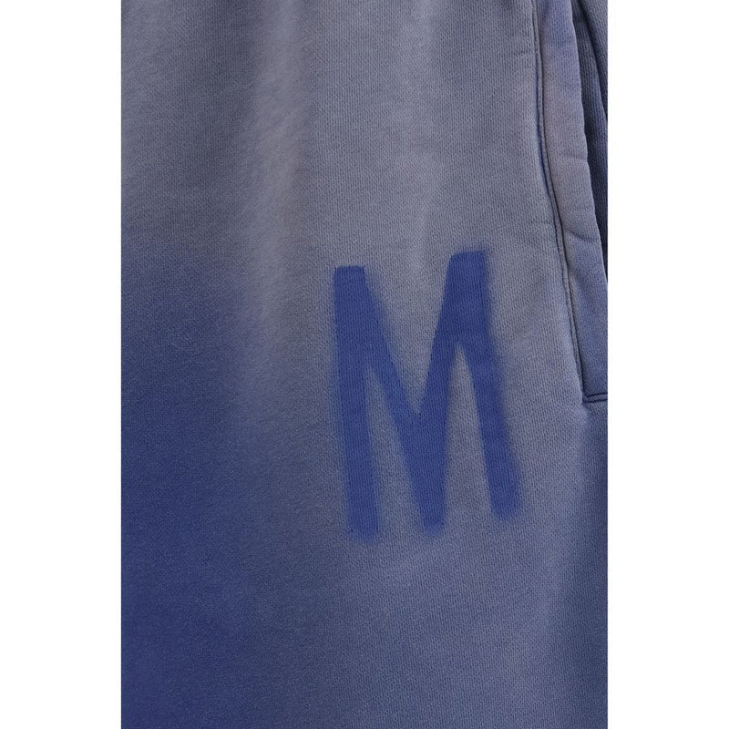 Moschino Blue Cotton Bermuda Shorts for Men