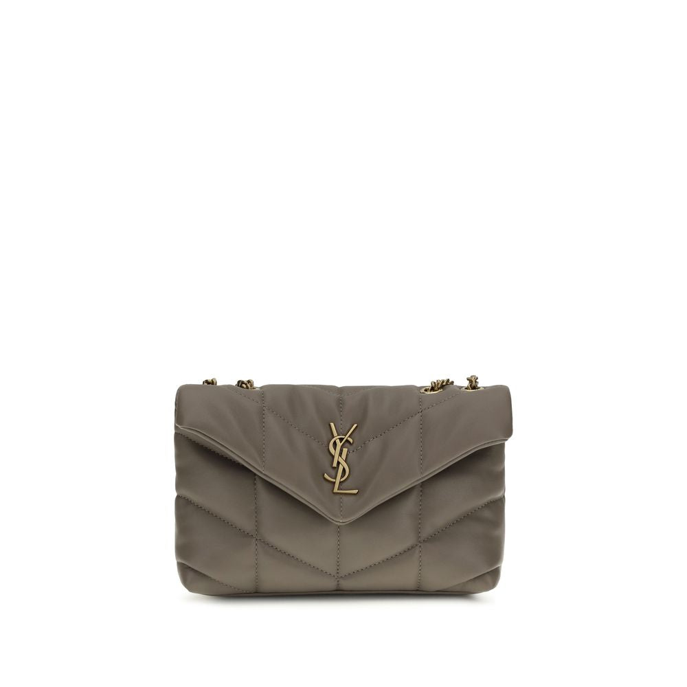Sac bandoulière Saint Laurent Aries en agneau gris Ovis Avis